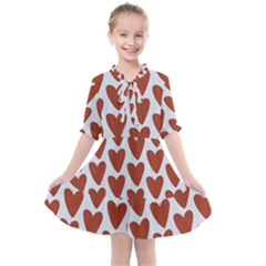 Little Hearts Kids  All Frills Chiffon Dress by ConteMonfrey