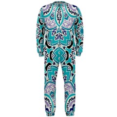 Blue Shades Mandala   Onepiece Jumpsuit (men) by ConteMonfrey