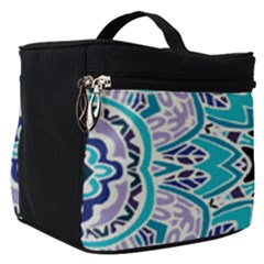 Blue Shades Mandala   Make Up Travel Bag (small) by ConteMonfrey