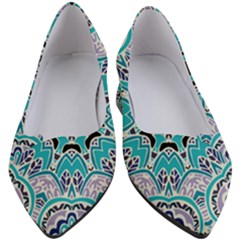 Blue Shades Mandala   Women s Block Heels  by ConteMonfrey