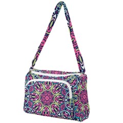 Cold Colors Mandala   Front Pocket Crossbody Bag by ConteMonfrey