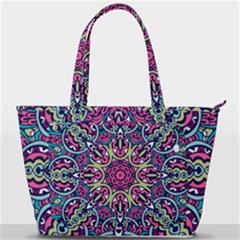 Cold Colors Mandala   Back Pocket Shoulder Bag  by ConteMonfrey