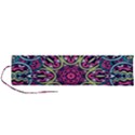 Cold Colors Mandala   Roll Up Canvas Pencil Holder (L) View1