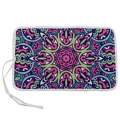 Cold Colors Mandala   Pen Storage Case (l) by ConteMonfrey