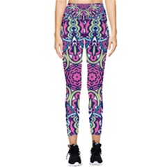 Cold Colors Mandala   Pocket Leggings  by ConteMonfrey