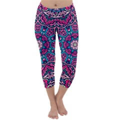 Good Vibes Brain Capri Winter Leggings  by ConteMonfrey