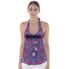 Good Vibes Brain Babydoll Tankini Top by ConteMonfrey