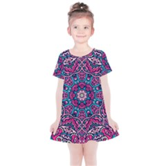 Good Vibes Brain Kids  Simple Cotton Dress by ConteMonfrey