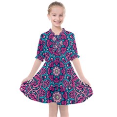 Good Vibes Brain Kids  All Frills Chiffon Dress by ConteMonfrey