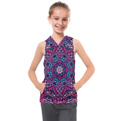 Good Vibes Brain Kids  Sleeveless Hoodie by ConteMonfrey