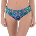 Green, Blue And Pink Mandala  Reversible Classic Bikini Bottoms View3