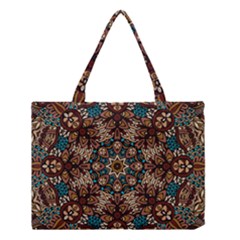 Vintage Vibes Mandala  Medium Tote Bag by ConteMonfrey