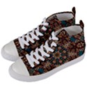 Vintage Vibes Mandala  Women s Mid-Top Canvas Sneakers View2