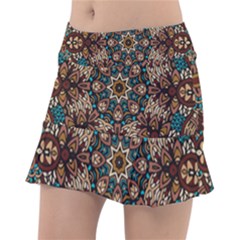 Vintage Vibes Mandala  Classic Tennis Skirt by ConteMonfrey