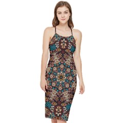 Vintage Vibes Mandala  Bodycon Cross Back Summer Dress by ConteMonfrey