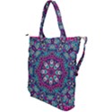 Purple, Blue And Pink Eyes Shoulder Tote Bag View2