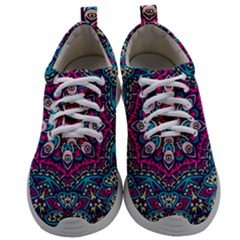 Purple, Blue And Pink Eyes Mens Athletic Shoes by ConteMonfrey