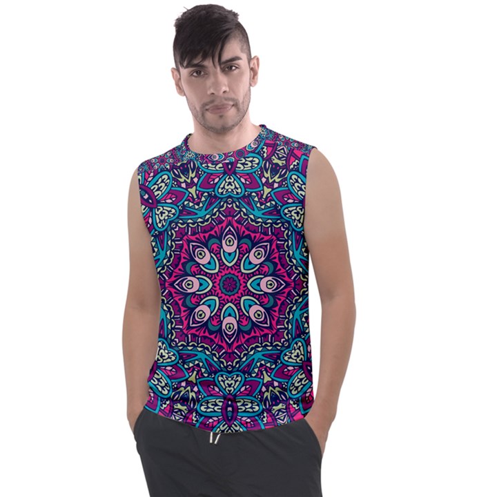 Purple, Blue And Pink Eyes Men s Regular Tank Top