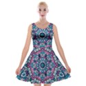 Mandala Flowers  Velvet Skater Dress View1