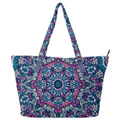 Mandala Flowers  Full Print Shoulder Bag by ConteMonfrey