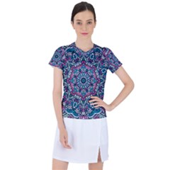 Mandala Flowers  Women s Sports Top by ConteMonfrey