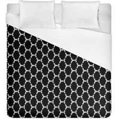 Abstract Beehive Black Duvet Cover (king Size) by ConteMonfrey