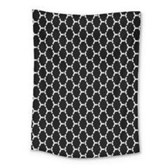 Abstract Beehive Black Medium Tapestry by ConteMonfrey