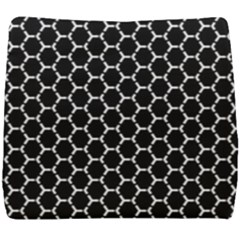 Abstract Beehive Black Seat Cushion by ConteMonfrey