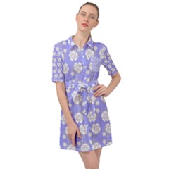 Spring Happiness Belted Shirt Dress by ConteMonfrey