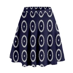 Sharp Circles High Waist Skirt by ConteMonfrey