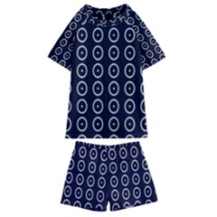 Sharp Circles Kids  Swim Tee And Shorts Set by ConteMonfrey