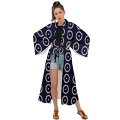 Sharp Circles Maxi Kimono by ConteMonfrey