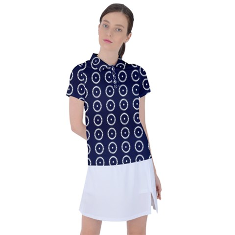 Sharp Circles Women s Polo Tee by ConteMonfrey