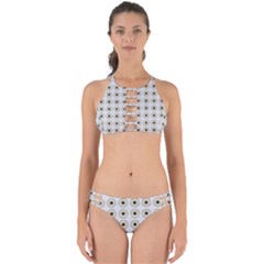 Abstract Blossom Perfectly Cut Out Bikini Set by ConteMonfrey