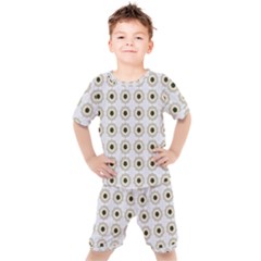 Abstract Blossom Kids  Tee And Shorts Set by ConteMonfrey