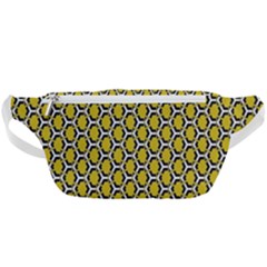 Abstract Beehive Yellow  Waist Bag  by ConteMonfrey