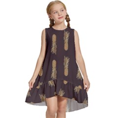 King Pineapple Kids  Frill Swing Dress by ConteMonfrey