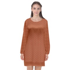 Spooky Halloween Long Sleeve Chiffon Shift Dress  by ConteMonfrey