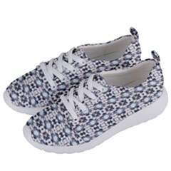 Blue Flowers Women s Lightweight Sports Shoes by ConteMonfrey