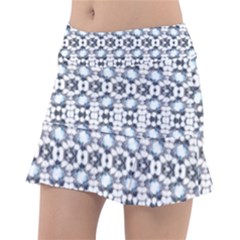 Blue Flowers Classic Tennis Skirt by ConteMonfrey