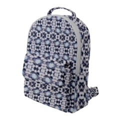 Blue Flowers Flap Pocket Backpack (large) by ConteMonfrey