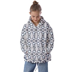 Blue Flowers Kids  Oversized Hoodie by ConteMonfrey