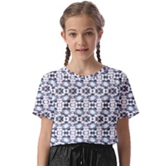 Blue Flowers Kids  Basic Tee by ConteMonfrey