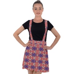 Starfish Velvet Suspender Skater Skirt by ConteMonfrey