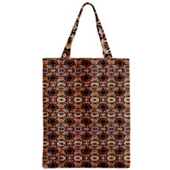 Abstract Sunflower Zipper Classic Tote Bag by ConteMonfrey