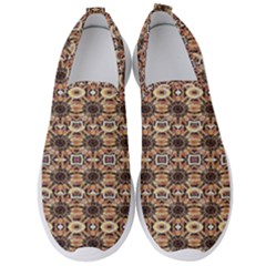 Abstract Sunflower Men s Slip On Sneakers by ConteMonfrey