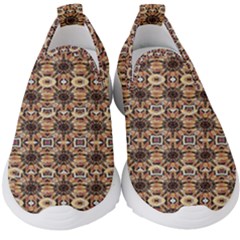 Abstract Sunflower Kids  Slip On Sneakers by ConteMonfrey