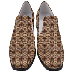 Abstract Sunflower Women Slip On Heel Loafers by ConteMonfrey