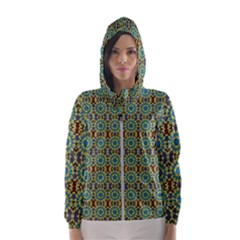 Colorful Sunflowers Women s Hooded Windbreaker by ConteMonfrey