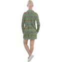 Colorful Sunflowers Women s Long Sleeve Casual Dress View2